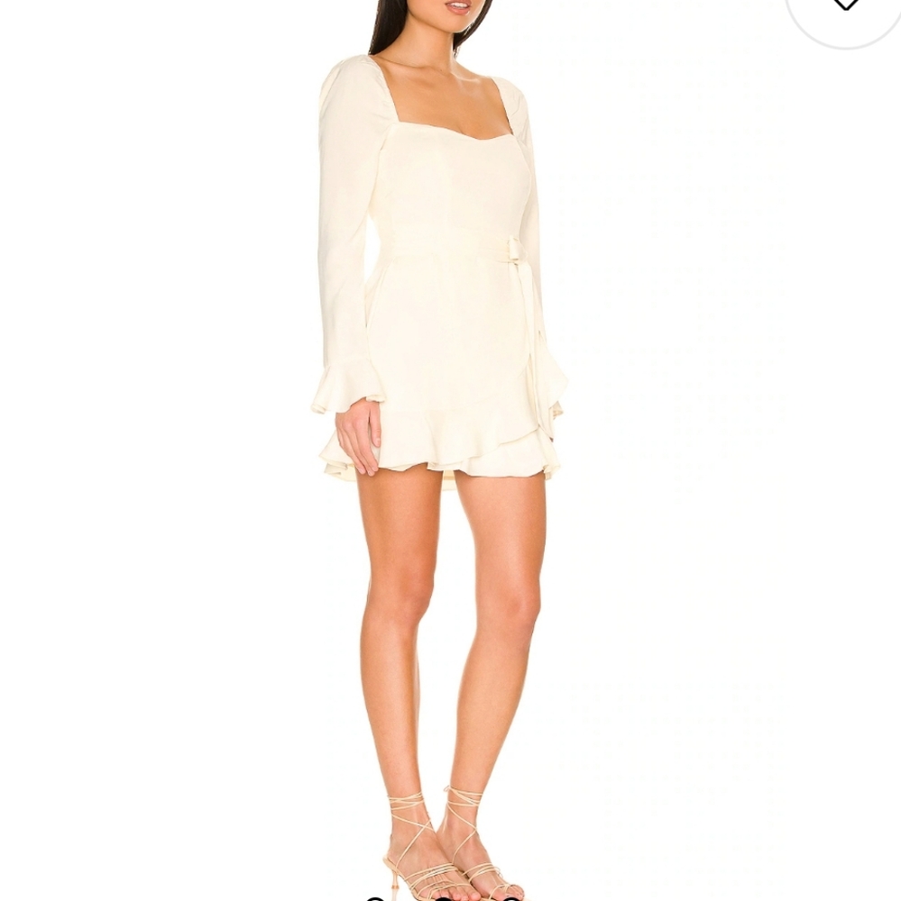 Revolve Ruffle Sleeve Mini Dress - Picture 3 of 4
